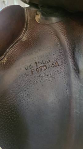 Sella da salto ostacoli Delgrange  17.5" - 2006