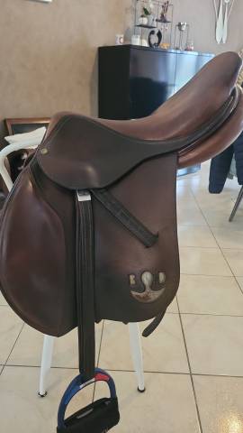 Sella da salto ostacoli Delgrange  17.5" - 2006