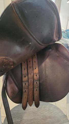 Sella da salto ostacoli Delgrange  17.5" - 2006