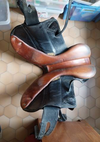 Sella da cross Forestier Verrie 17.5" - 1998