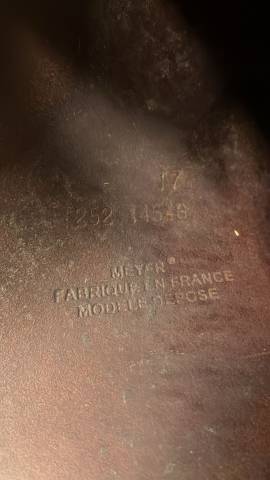 Sella da salto ostacoli Meyer  17" - 2019