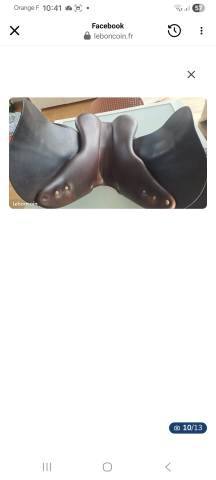 Sella mista Antar&egrave;s  17.5" - 2019