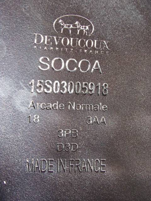 Sella da salto ostacoli Devoucoux  18" - 2015