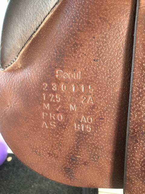 Sella da salto ostacoli Forestier  17.5" - 2023