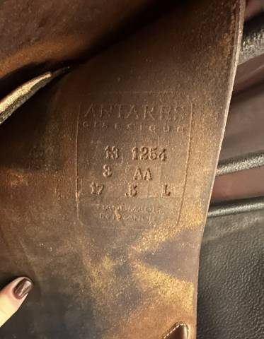 Sella da salto ostacoli Antar&egrave;s Antares classique 17.5" - 2013