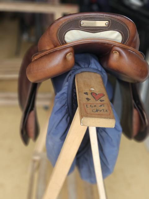 Sella da salto ostacoli Delgrange  17.5" - 2022