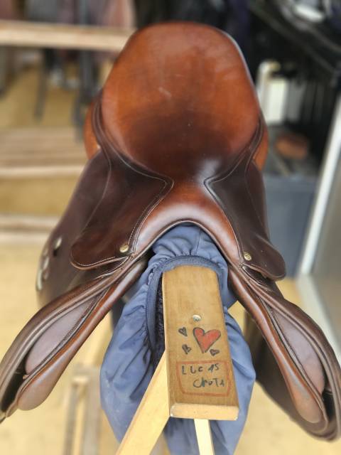 Sella da salto ostacoli Delgrange  17.5" - 2022