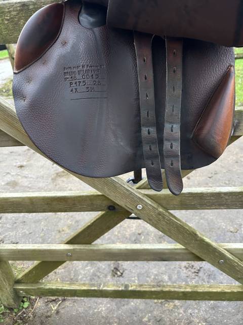 Sella da salto ostacoli Delgrange  17.5" - 2018