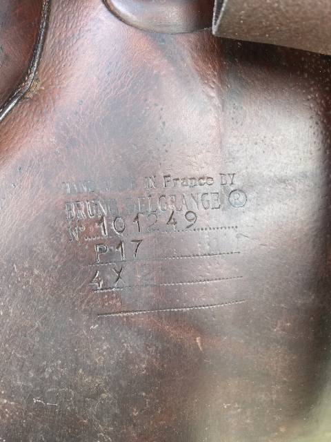 Sella da salto ostacoli Delgrange  17" - 2010