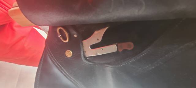 Sella da salto ostacoli Delgrange  17.5" - 1996