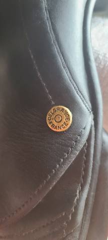 Sella da salto ostacoli Delgrange  17.5" - 1996