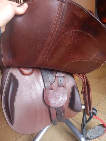 Sella da salto ostacoli Antar&egrave;s Advanced plus veau  17.5" - 2024