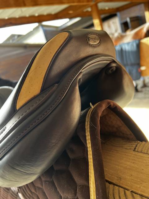 Sella da salto ostacoli Prestige Italia  17.5" - 2025