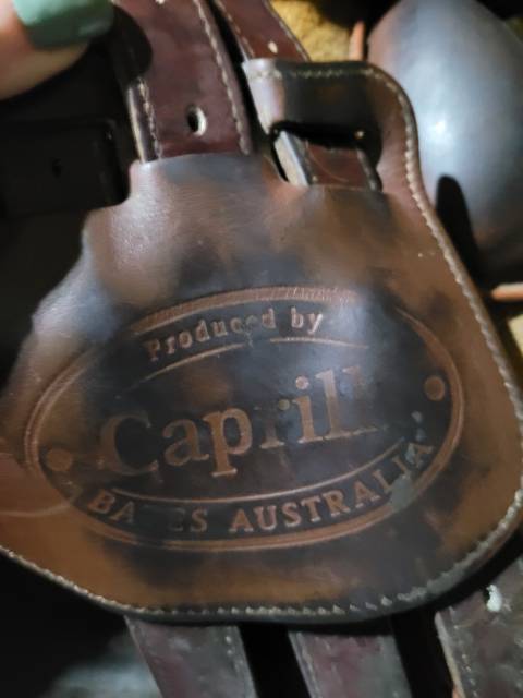 Sella da salto ostacoli Bates  17" - 2012