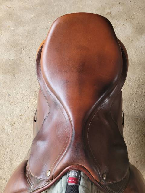 Sella da salto ostacoli Bates  17" - 2012