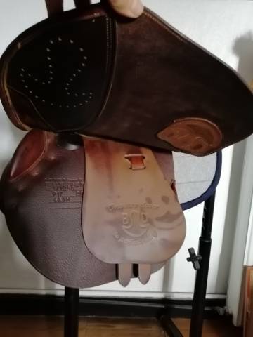 Sella da salto ostacoli Delgrange  17" - 2017