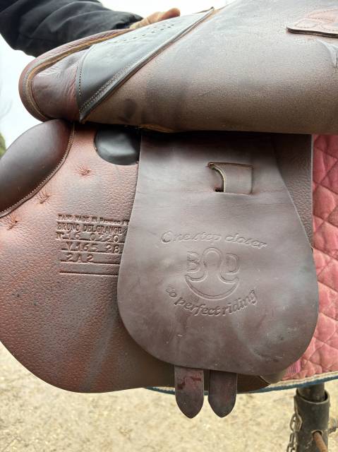 Sella da salto ostacoli Delgrange  16.5" - 2016