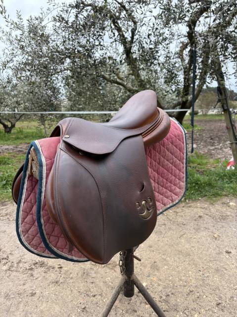 Sella da salto ostacoli Delgrange  16.5" - 2016