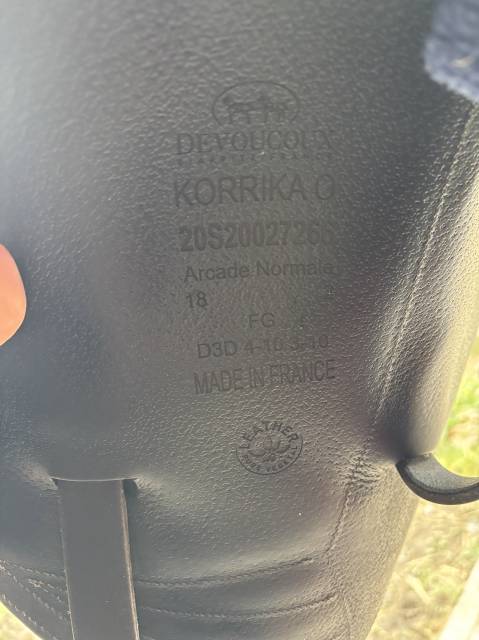 Sella da endurance Devoucoux  18" - 2020