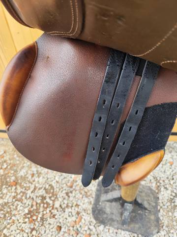 Sella da salto ostacoli Eric Thomas  17.5" - 2024