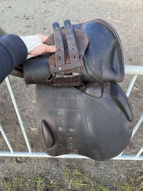 Sella da salto ostacoli Prestige Italia Fran&ccedil;ois Tanguy 17" - 2014