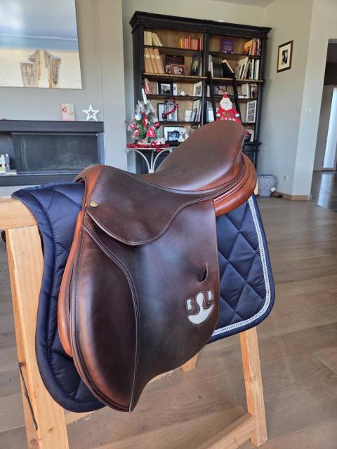 Sella da salto ostacoli Delgrange  17.5" - 2022