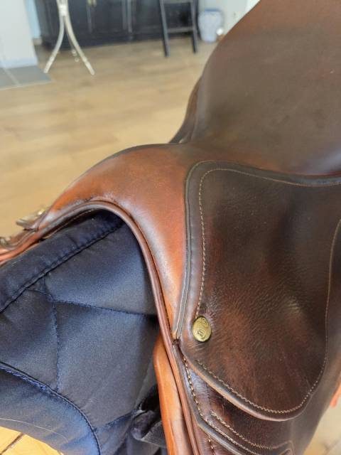 Sella da salto ostacoli Delgrange  17.5" - 2022