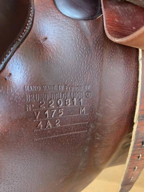 Sella da salto ostacoli Delgrange  17.5" - 2022