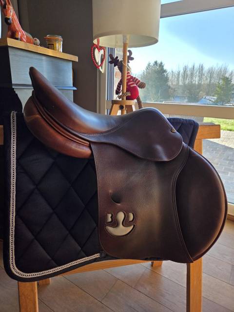 Sella da salto ostacoli Delgrange  17.5" - 2022