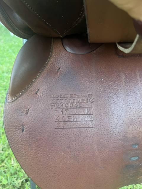 Sella da salto ostacoli Delgrange  17" - 2021