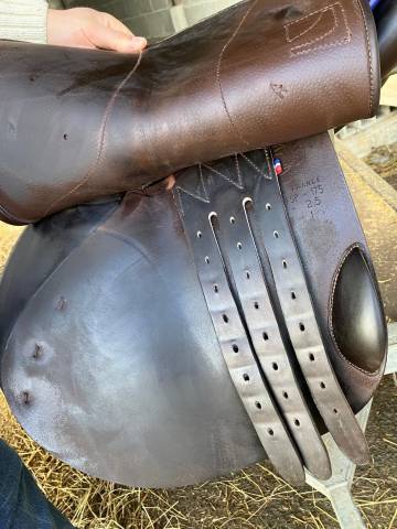 Sella da salto ostacoli Childeric  17.5" - 2025