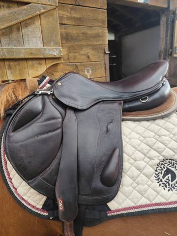 Sella da salto ostacoli Mondange  17.5" - 2000