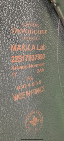 Sella da dressage Devoucoux  17" - 2024