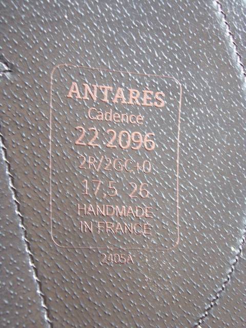 Sella da dressage Antar&egrave;s  17.5" - 2022