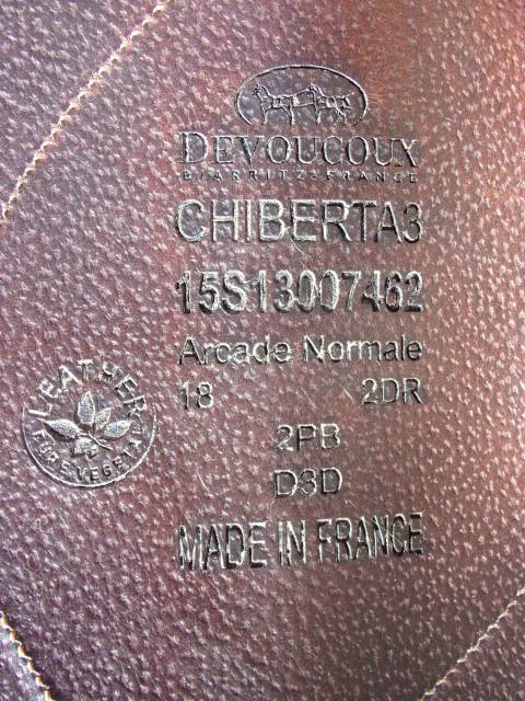 Sella da salto ostacoli Devoucoux  18" - 2015