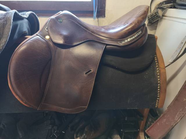 Sella da salto ostacoli Prestige Italia  17.5" - 2015