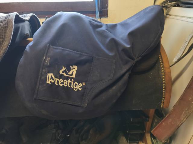 Sella da salto ostacoli Prestige Italia  17.5" - 2015