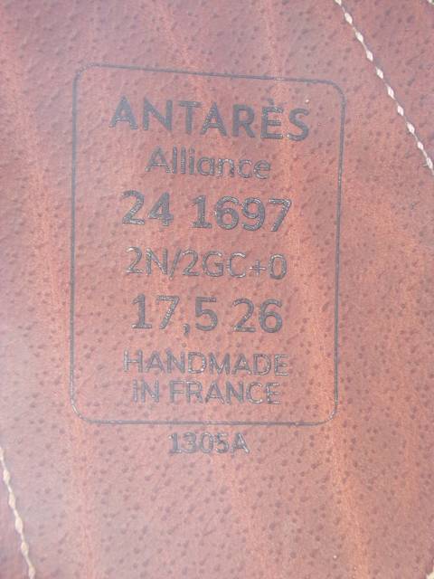 Sella da dressage Antar&egrave;s  17.5" - 2024