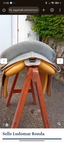 Sella spagnola Ludomar  17.5" - 2015