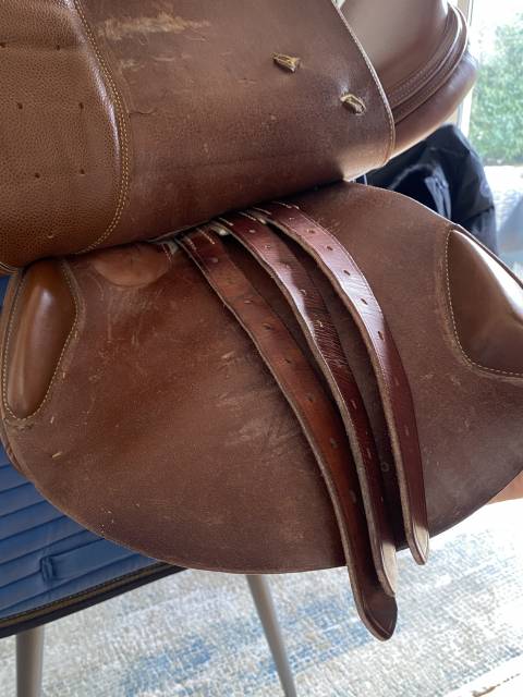 Sella da salto ostacoli Zaldi  17" - 2000