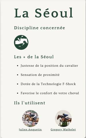 Sella da salto ostacoli Forestier  17.5" - 2024