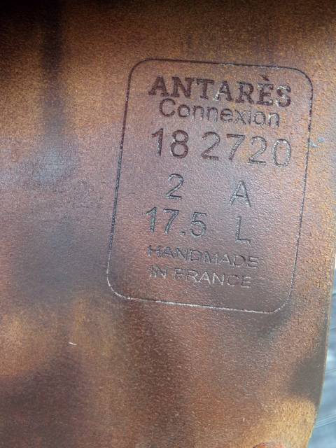 Sella da salto ostacoli Antar&egrave;s  17.5" - 2018