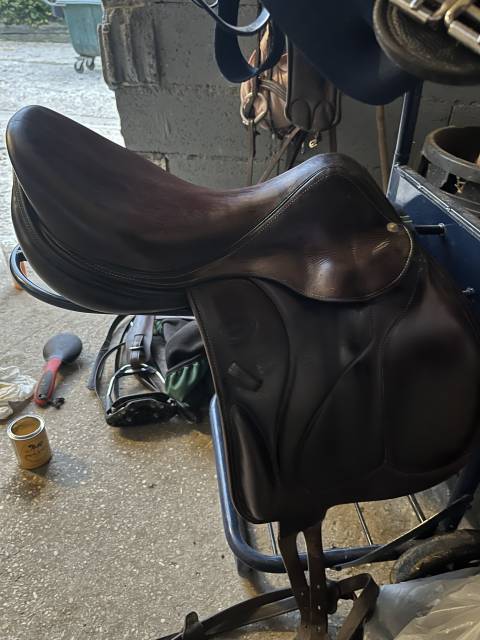 Sella da cross Devoucoux  17" - 2011