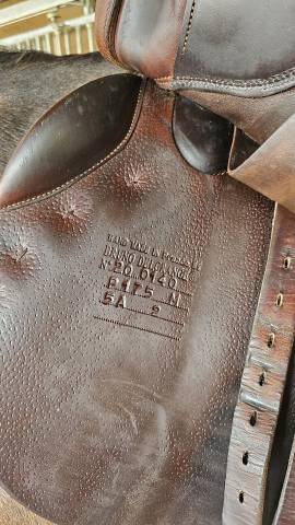 Sella da salto ostacoli Delgrange  17.5" - 2021