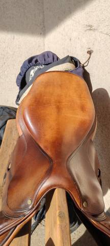 Sella da salto ostacoli Delgrange  17.5" - 2013