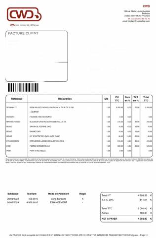 Sella da salto ostacoli CWD Se28 16.5" - 2024