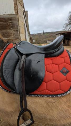 Sella mista Fouganza Selle mixte  17.5" - 2020