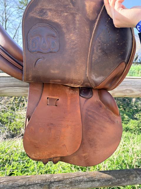 Sella da salto ostacoli Delgrange  17" - 2024