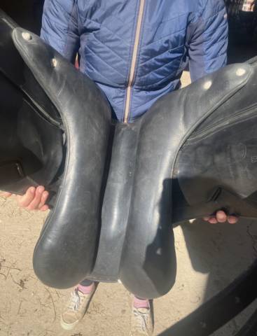 Sella dressage artigianale 