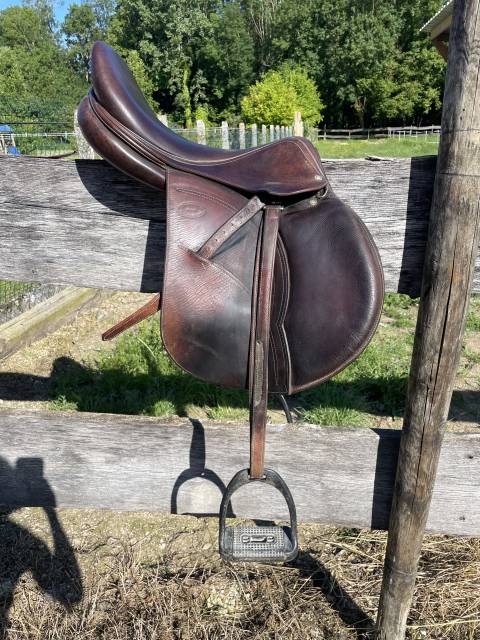 Sella da salto ostacoli Devoucoux  17.5" - 2008